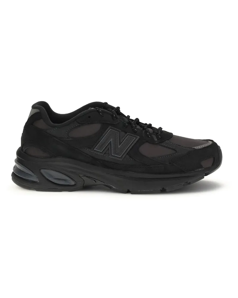 New Balance Unisex Sneakers U2010 Faded Black Phantom Calf Leather Trainers Black