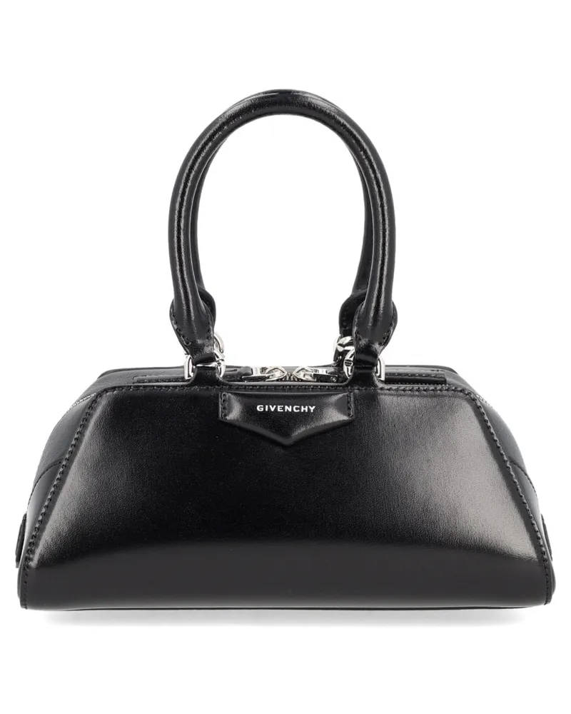 Givenchy Women's Antigona East-West Mini Bag Black Calf Leather Shoulder Black