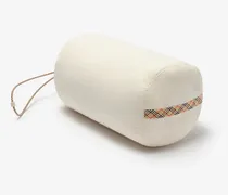 Quilted Down Down Jacket — Cream
