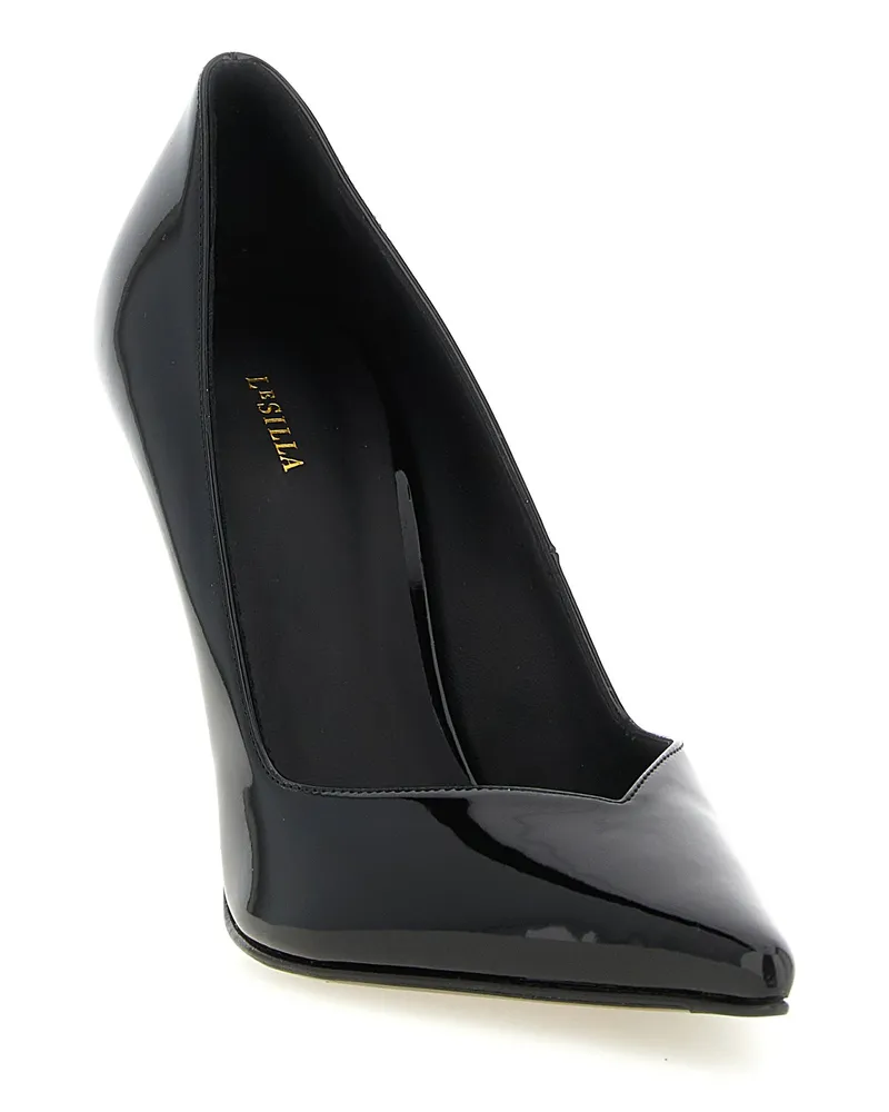 Le Silla Women's Black Polyethylene High Heel Pumps Black