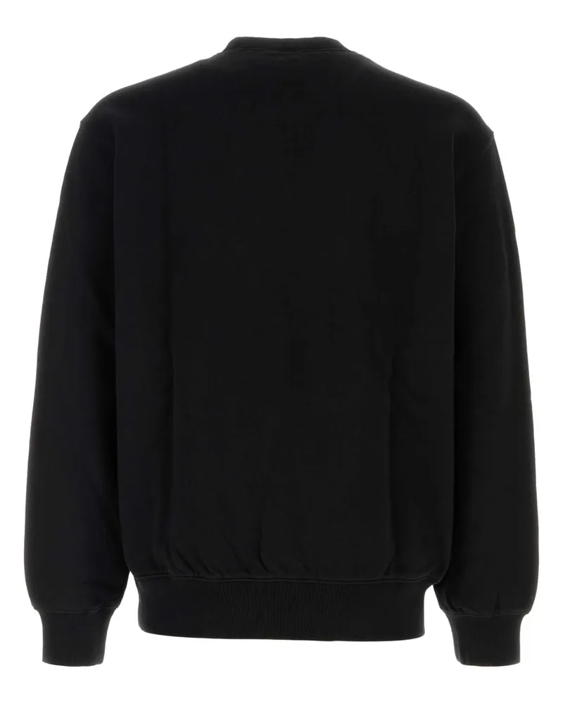 Carhartt WIP Men's Black Cotton Alumni Sweat Felpe Sweater Black