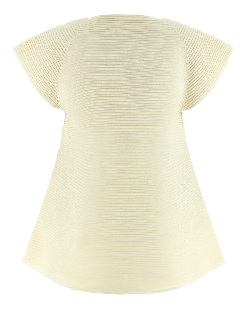 Issey Miyake Corrugated Dress — Yellow Yellow