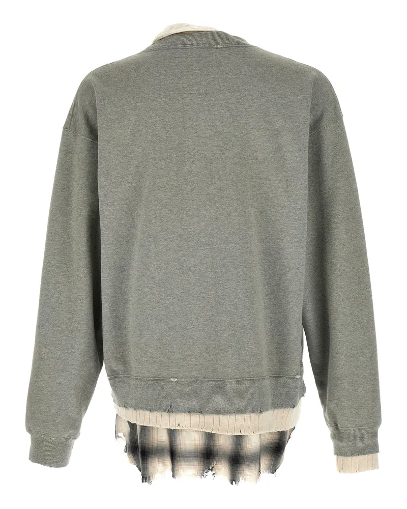 MIHARAYASUHIRO Men's Gray Cotton Sweatshirt Clothing Gray