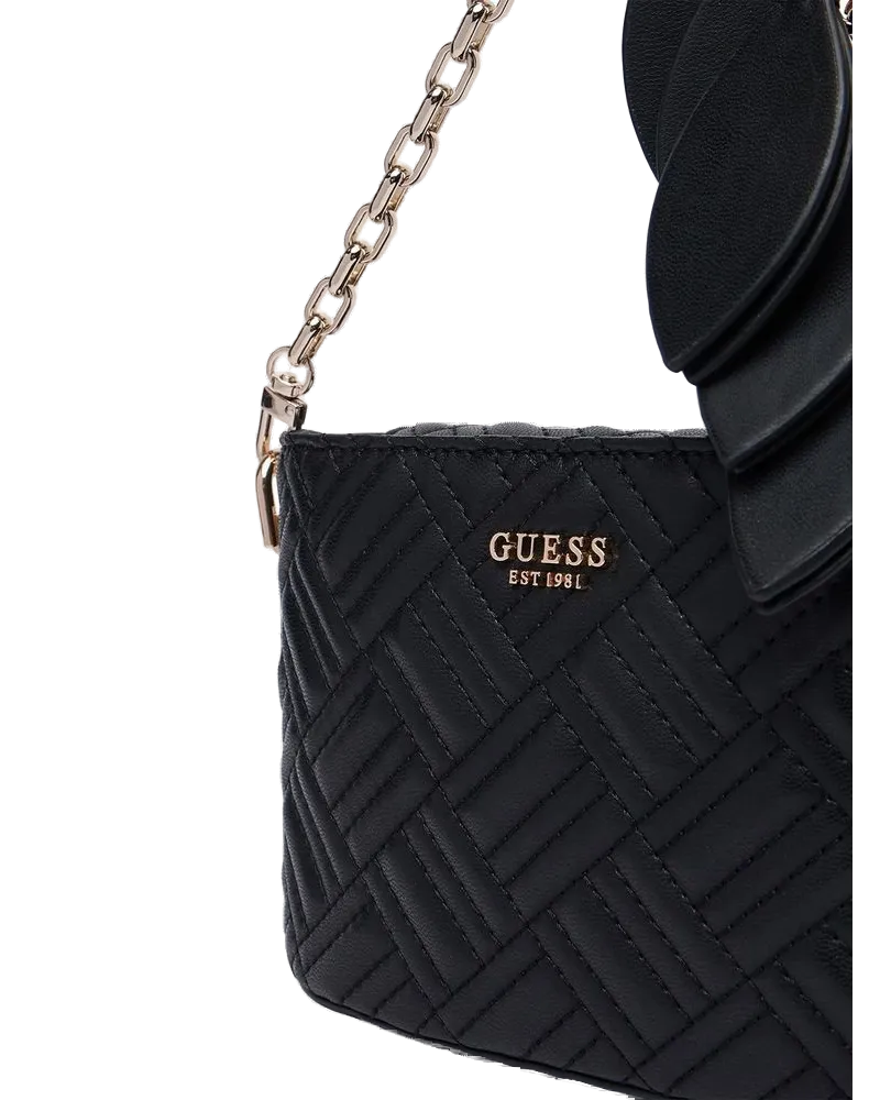 Guess Women's Crossbody Bag Black Polyurethane - Bucket-Bags Black