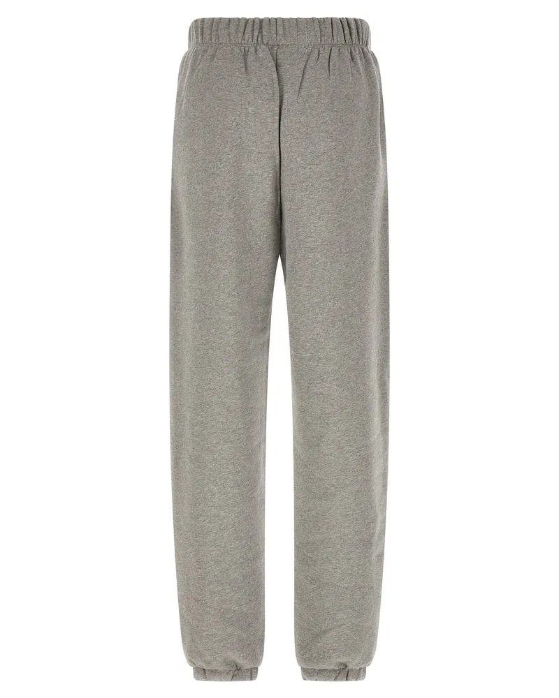 ATTICO Women's Gray Cotton Joggers (workout Pants Gray