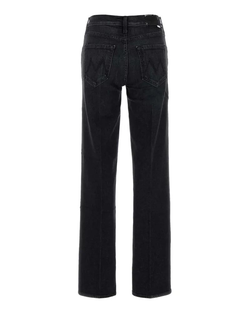 Mother Stretch Denim Jeans — Black Black