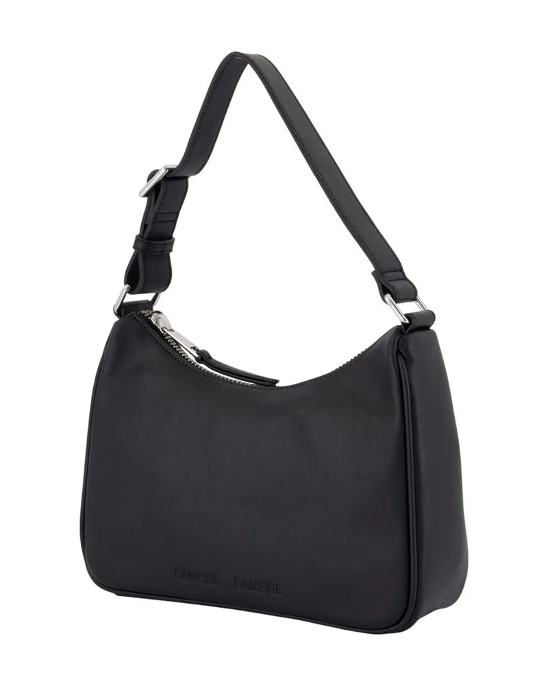 Samsøe & Samsøe Women's Shoulder Bag Black Leather Black