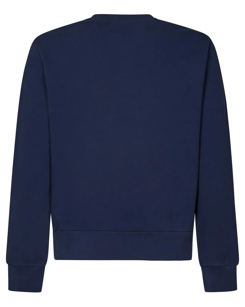Ralph Lauren Men Sweatshirt Navy Blue Cotton Sweatshirts Sweater Navy