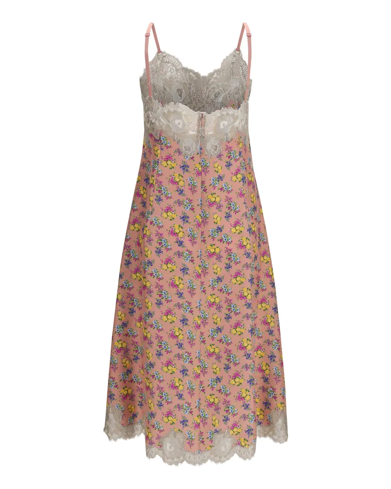 Dolce & Gabbana Women's Floral Slip Dress Fiorellini F.rosa Pink