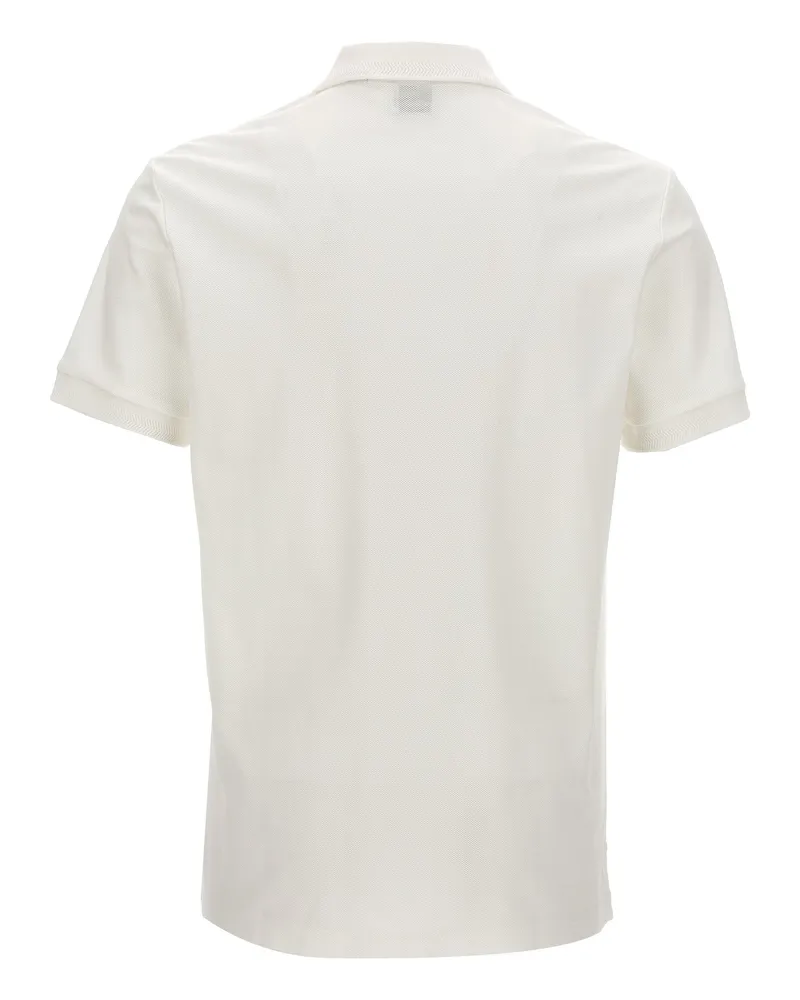 Burberry Men's White Cotton Polo Shirt White