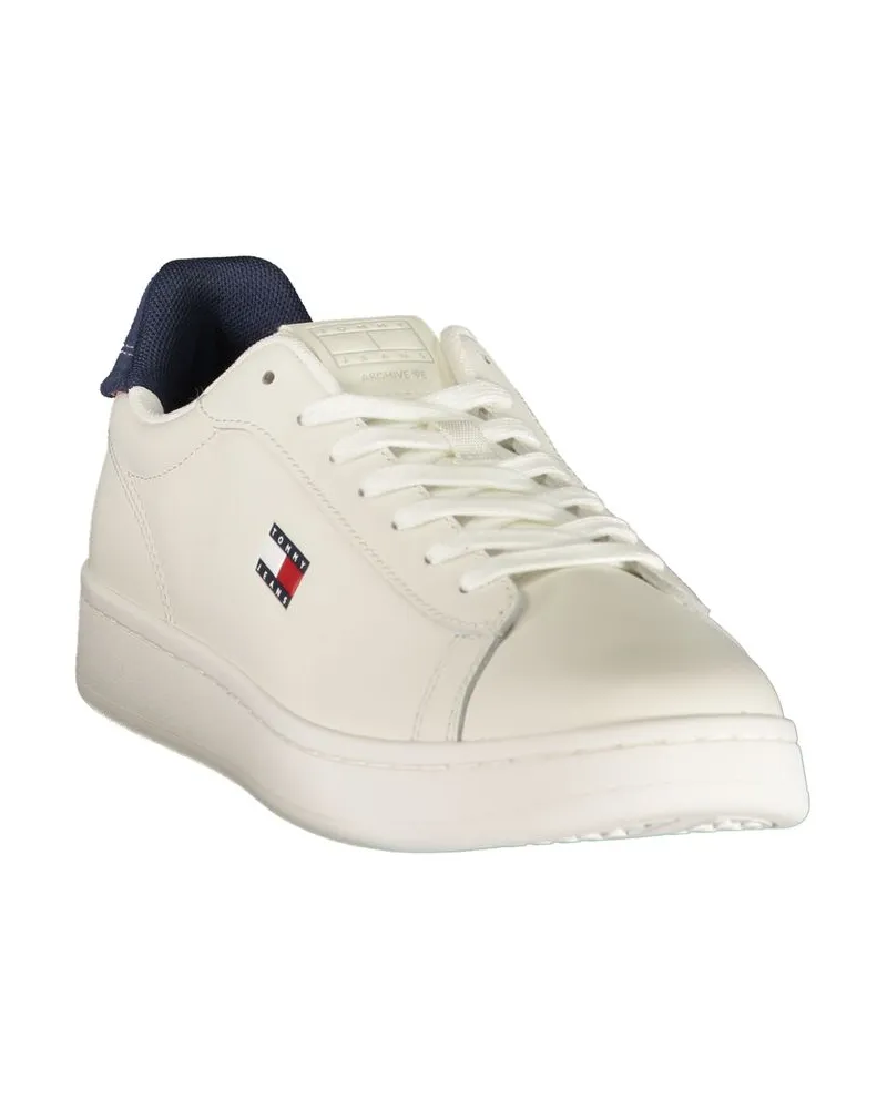 Tommy Hilfiger Logo-Detail Lace-Up Sneaker — White White