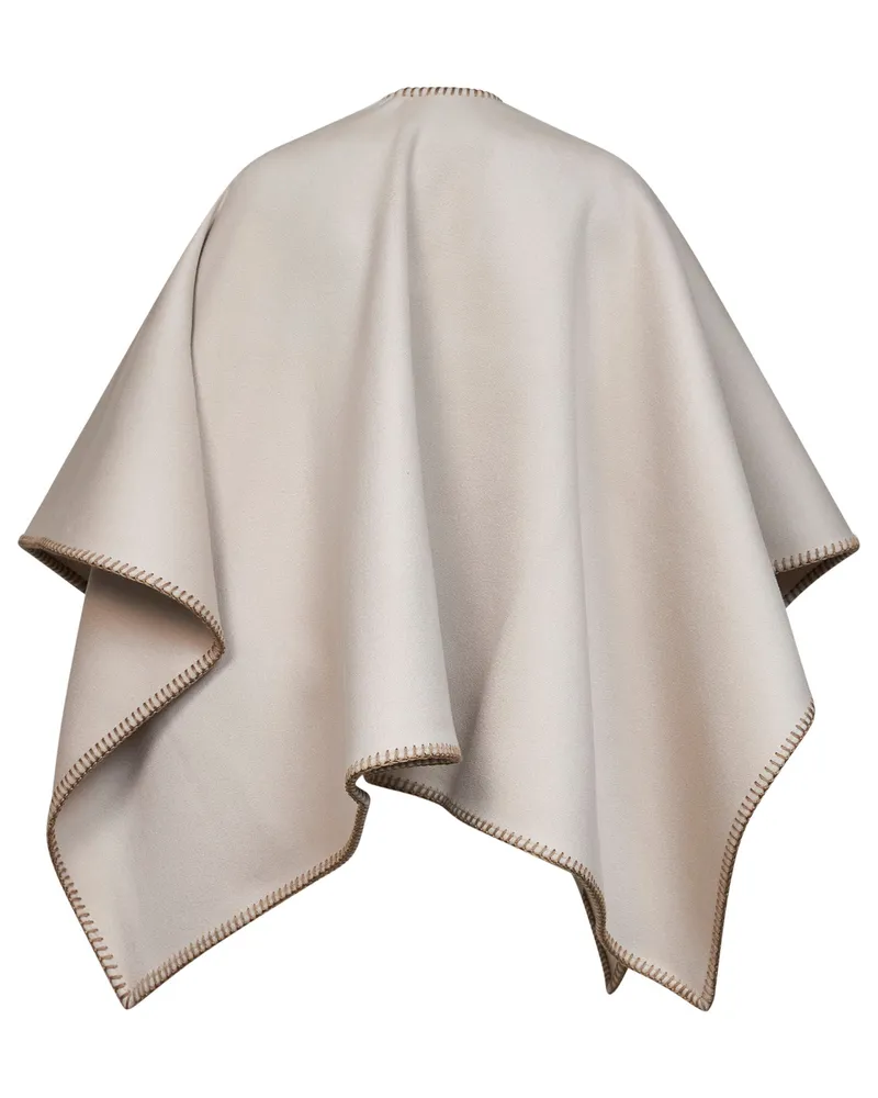 Max Mara Colomba Cape — Beige Beige
