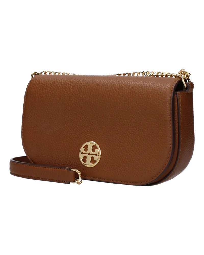 Tory Burch Women's Brown Leather Crossbody Bag Brown
