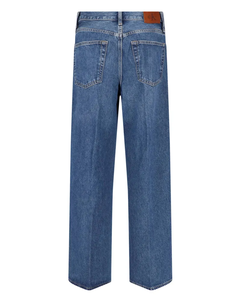 Calvin Klein Women's Jeans Blue Cotton Blue