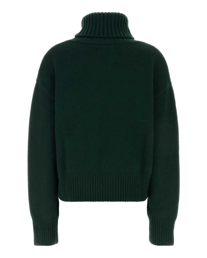 extreme cashmere Crop Sweater — Green Green