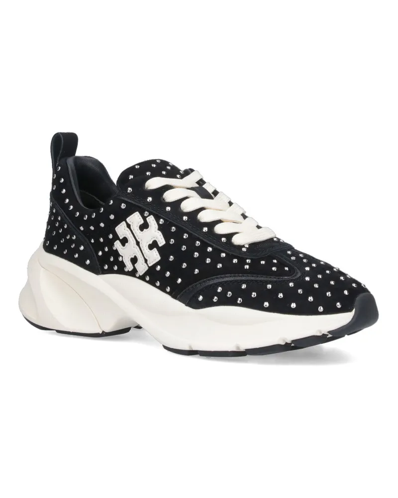 Tory Burch Women's Sneakers Black Main Body: Ovine Suede Black