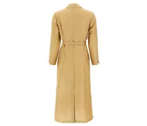 Women's Beige Fluorofiber Coat Clothing