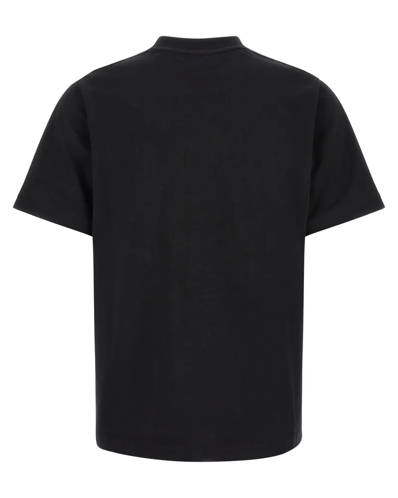 Casablanca Paris Men's Black Organic Cotton T-Shirt Black