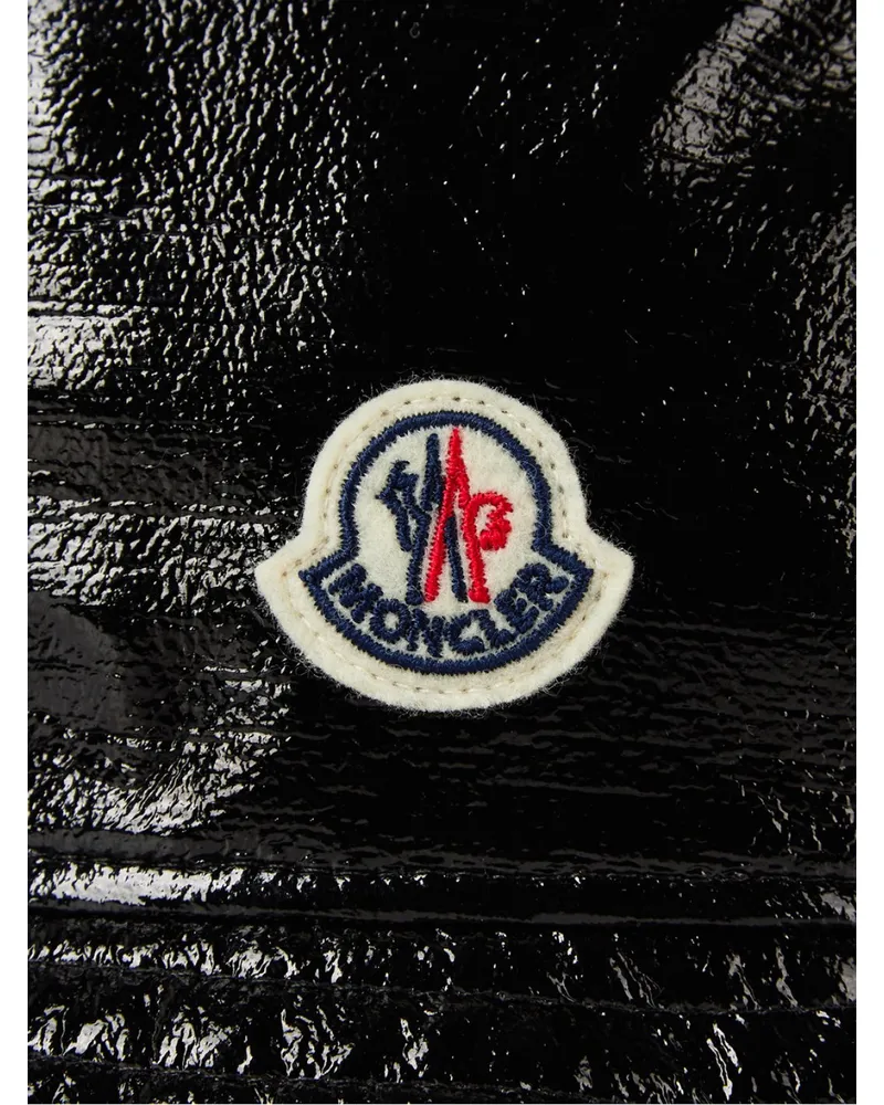 Moncler Women Logo Patch Bucket Hat Black Accessories > Beanies Black