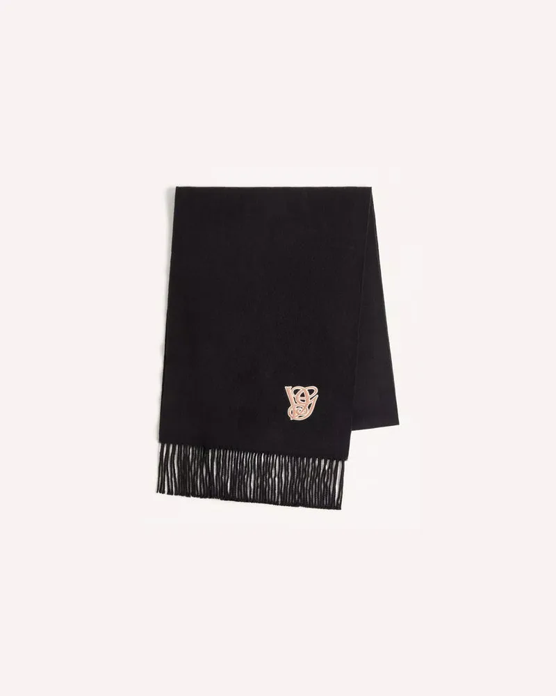Valentino Garavani Val E26 Scarf — Black Black