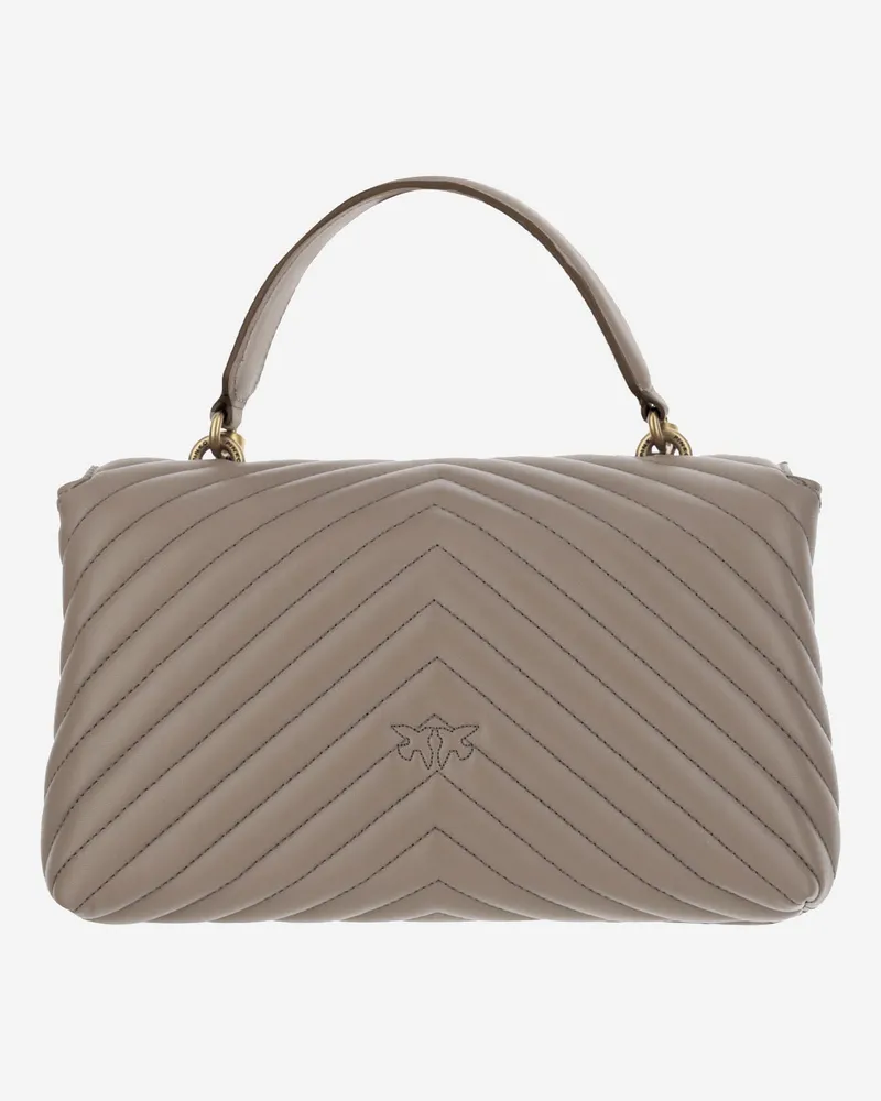 Pinko Love Lady Puff Shoulder Bag — Taupe Taupe