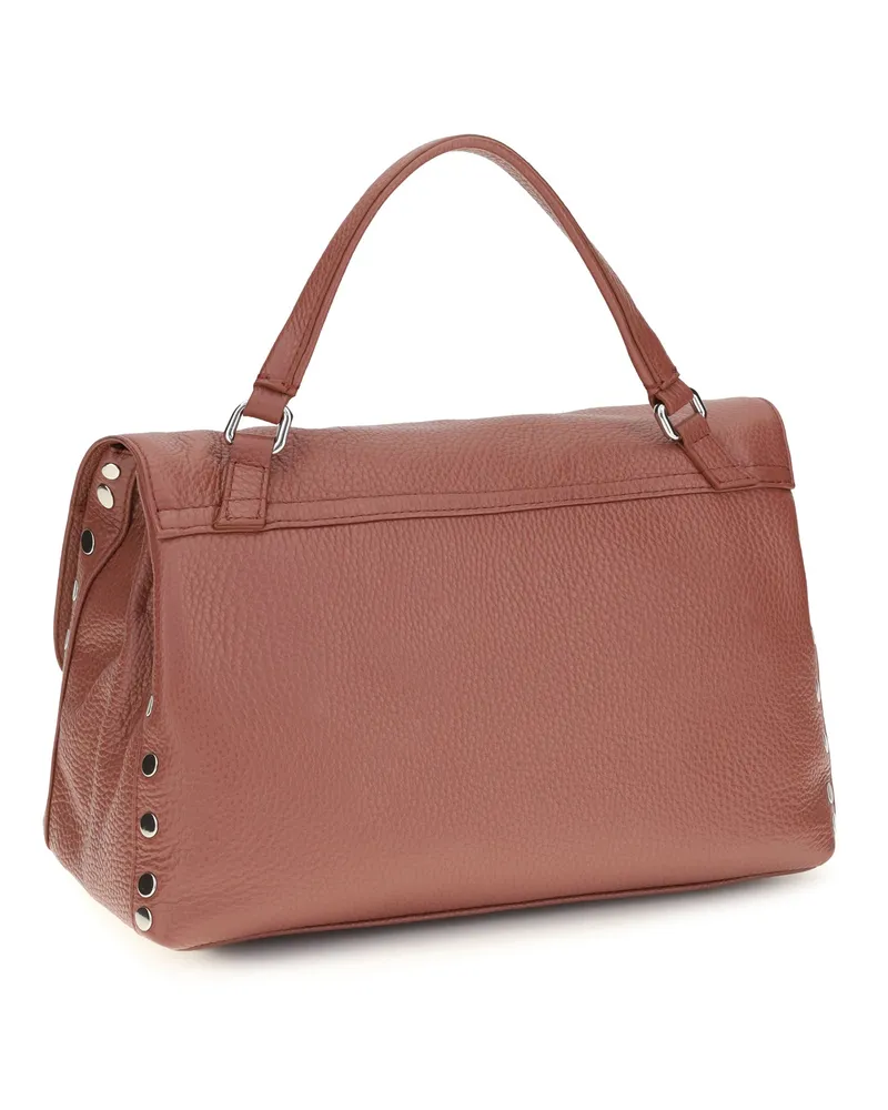Zanellato Women's Handbag Postina Daily Small Red Radicchio Di Treviso Calf Leather Handbags Hand Bags Red