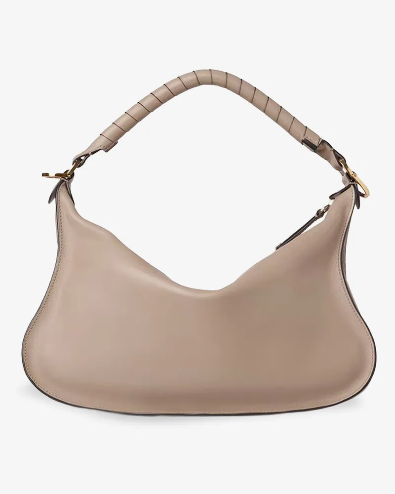 Chloé Women's Shoulder Bag Marcie Leather Beige Beige
