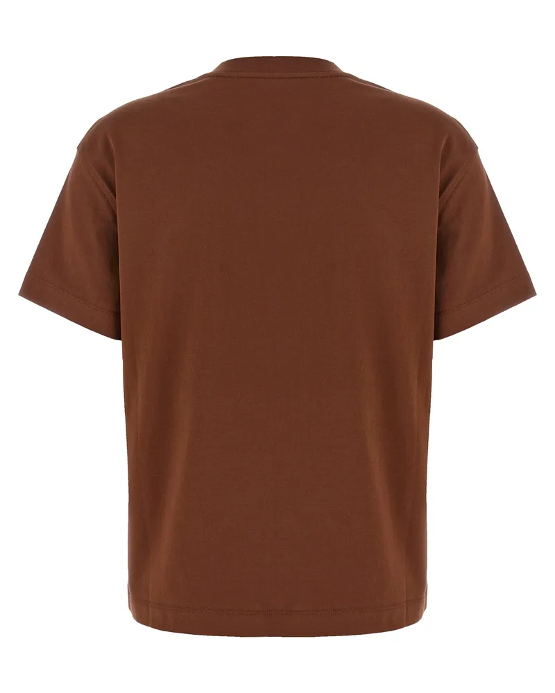 Brunello Cucinelli Women's Brown Cotton T-Shirt Brown