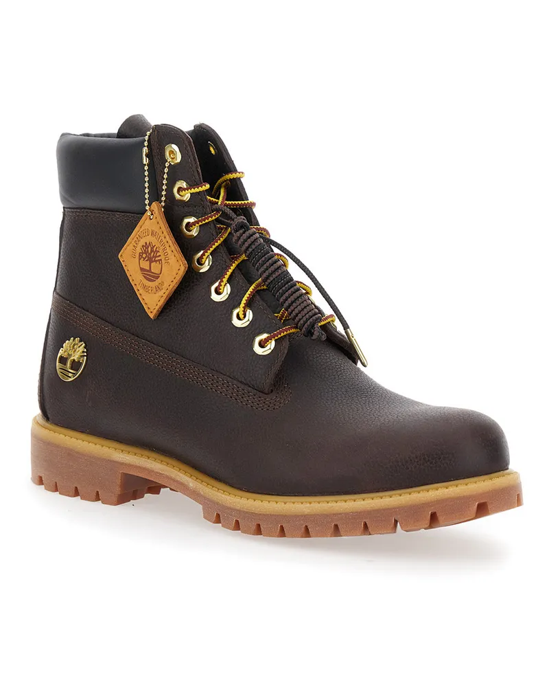 Timberland Men's Boots Nubuck Leather Brown Brown