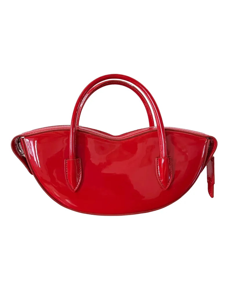Fiorucci Women's Mini Lips Vinyl Bag Red Polyurethane Shoulder Red