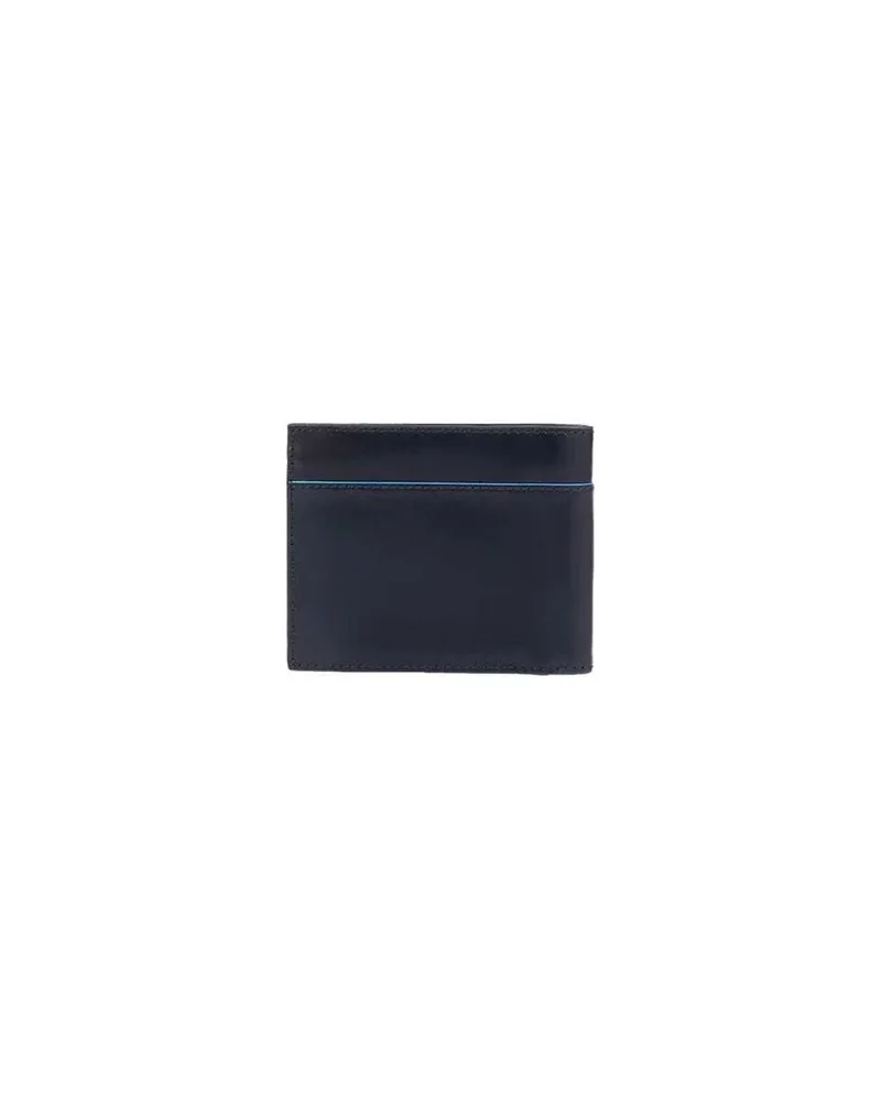 Piquadro Men's Blue Leather Bags Wallet Blue