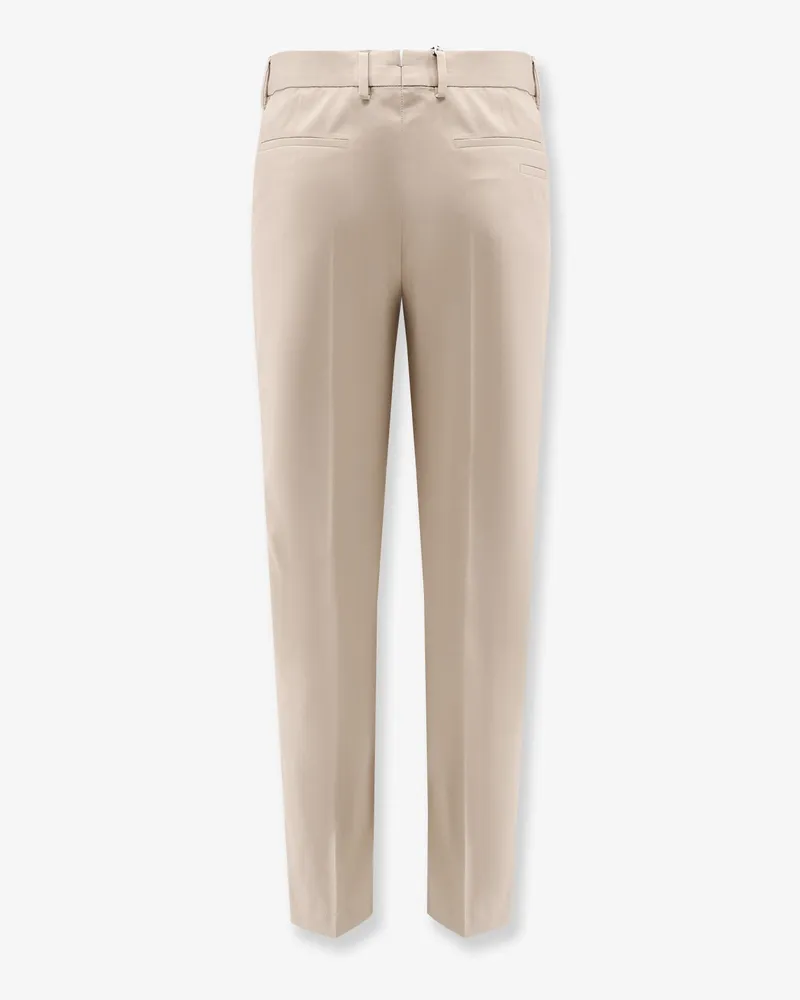 HUGO BOSS Men's Trousers Cotton-Silk Beige Beige