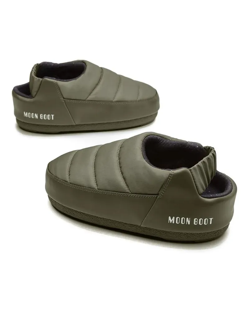 Moon Boot Men's Evolution Logo Mules Sandals Green Shoes > Loafers Green