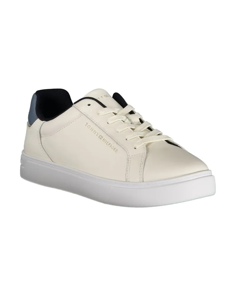 Tommy Hilfiger Leather Sneaker — Beige Beige