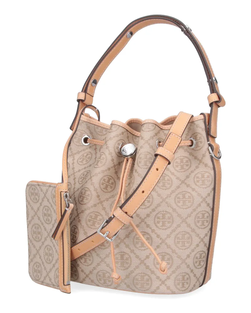 Tory Burch Women's Bags White Cotton Beige