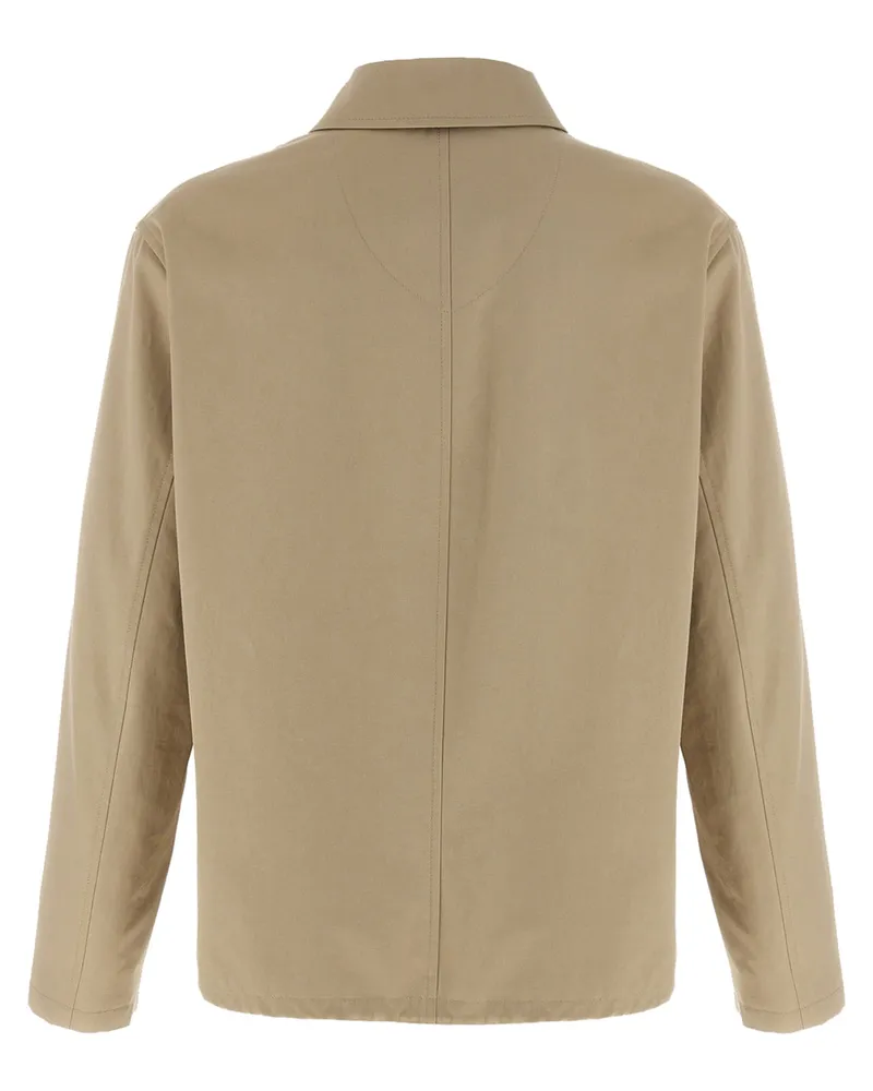 Burberry Gabardine Jacket — Beige Beige