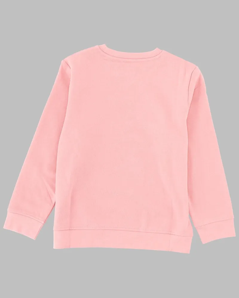 Stella McCartney Girls' Cotton Multicolour Sweatshirt Sweatshirts Sweater Pink