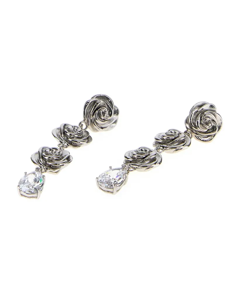 Magda Butrym Women's Silver Metal Earrings Rhodiumsilver Orecchini Silver