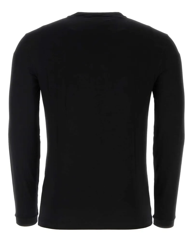 Giorgio Armani Viscose Elastane T-Shirt Nero