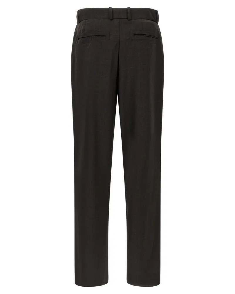 KIKO KOSTADINOV Men's Brown Virgin Wool Casual Pants Brown