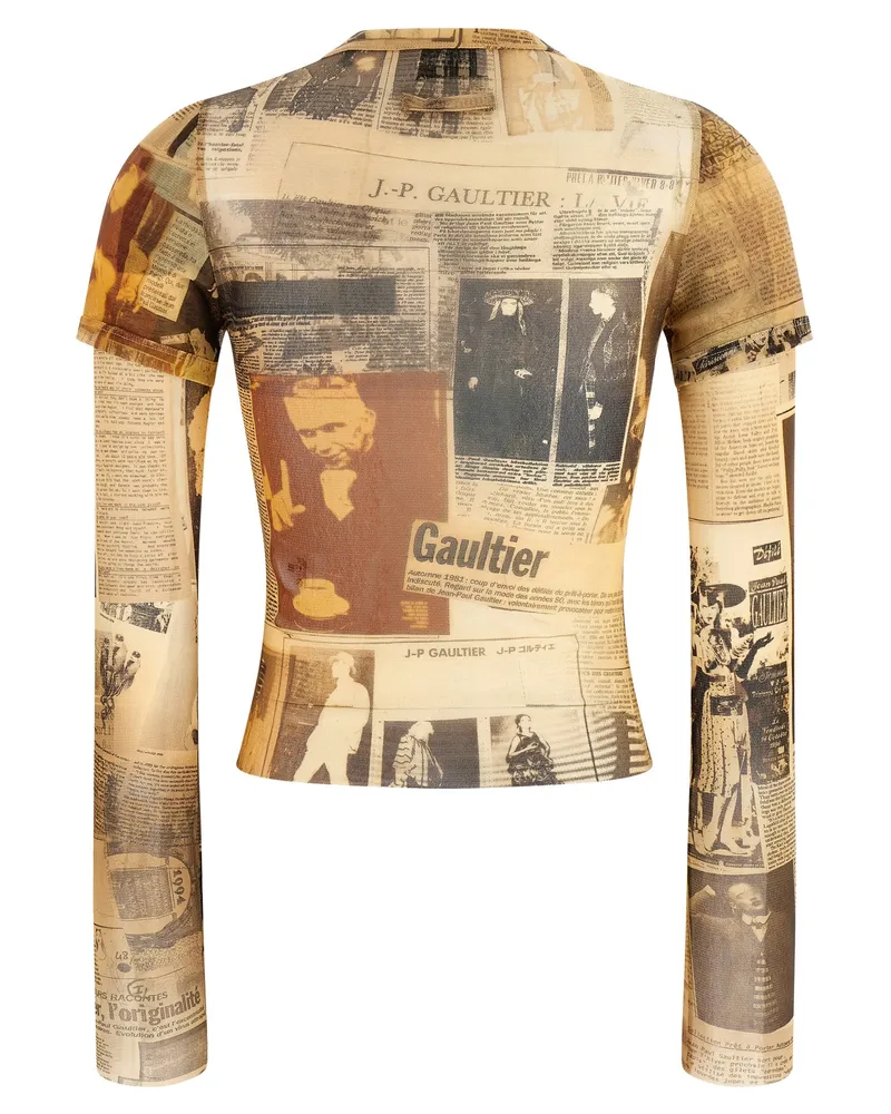 Jean Paul Gaultier Women's Multicolor Polyamide T-Shirt Multicolor