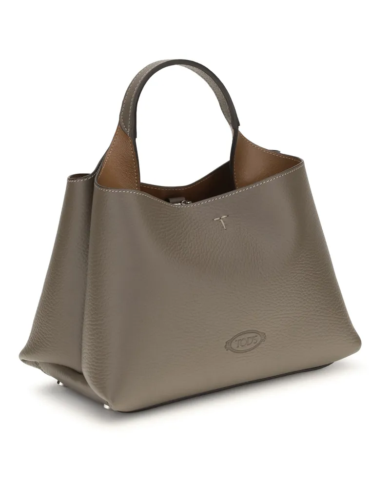 TOD'S Women's Micro Leather Handbag Clay-Brown Calf Handbags Clay/brown Hand Bags Beige