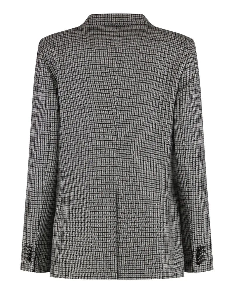 Tagliatore Women's Double-Breasted Wool Jacket Grey Blazers Gray
