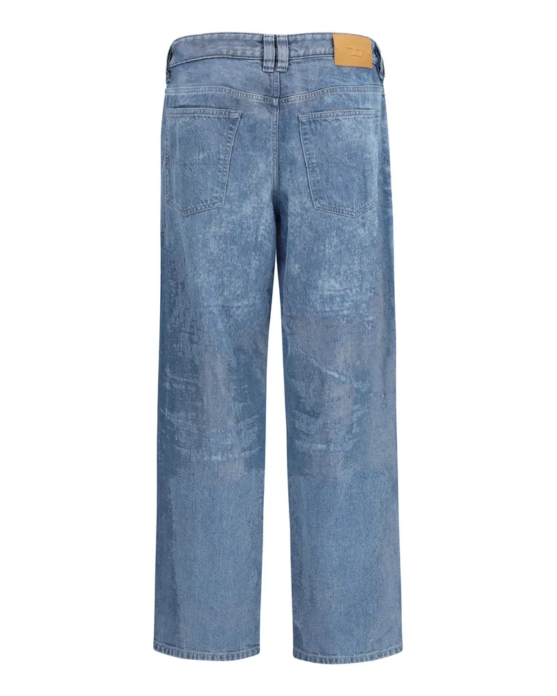 Diesel Men's 2001 D-Macro-Fsi1 Jeans 01 Cotton; Polyester Blue