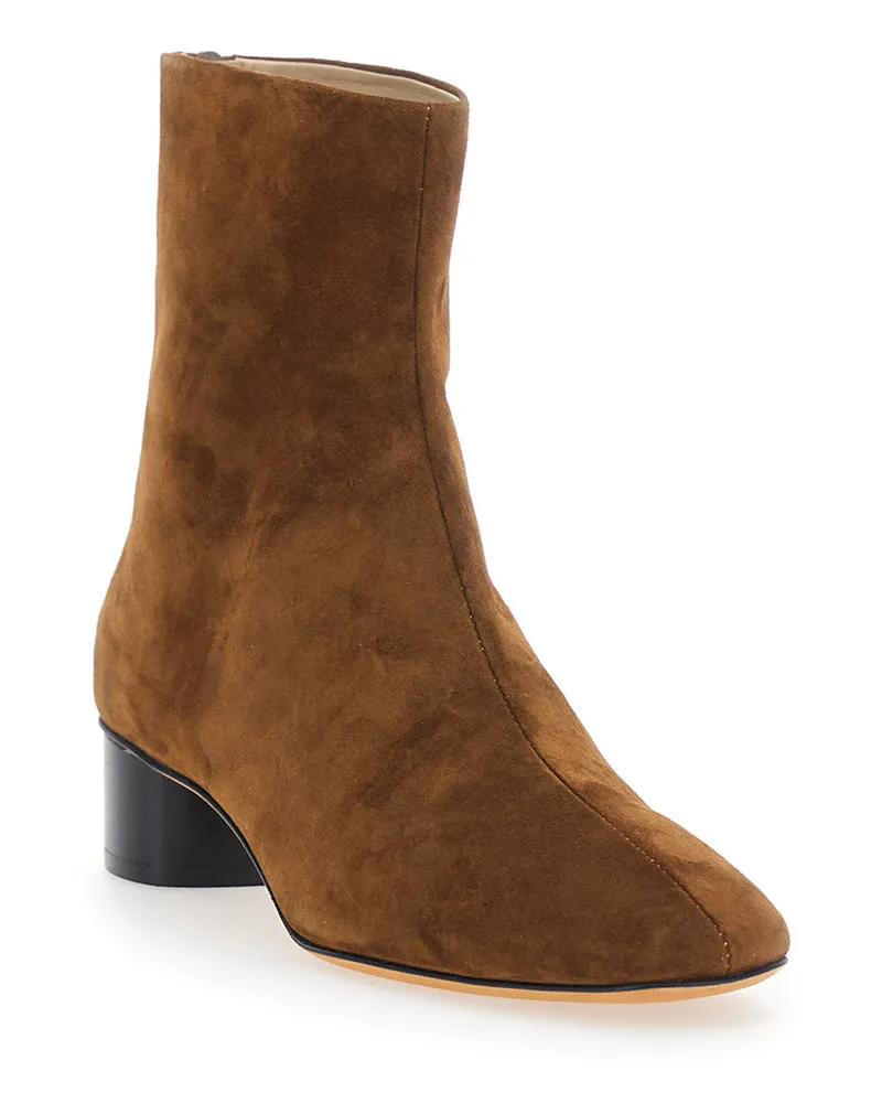 Le Monde Béryl Women's Ankle Boots Carole Brown Goat Leather Brown