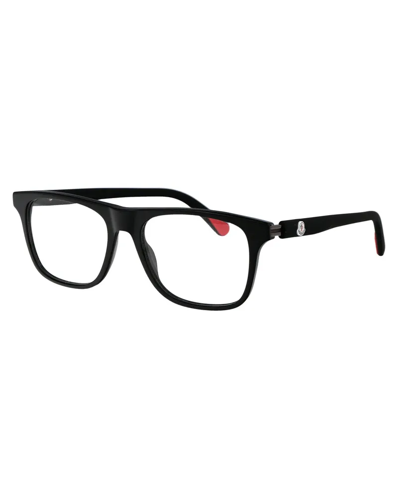 Moncler Men's Optical Sunglasses Glossy Black Acetate Glasses & Frames Black