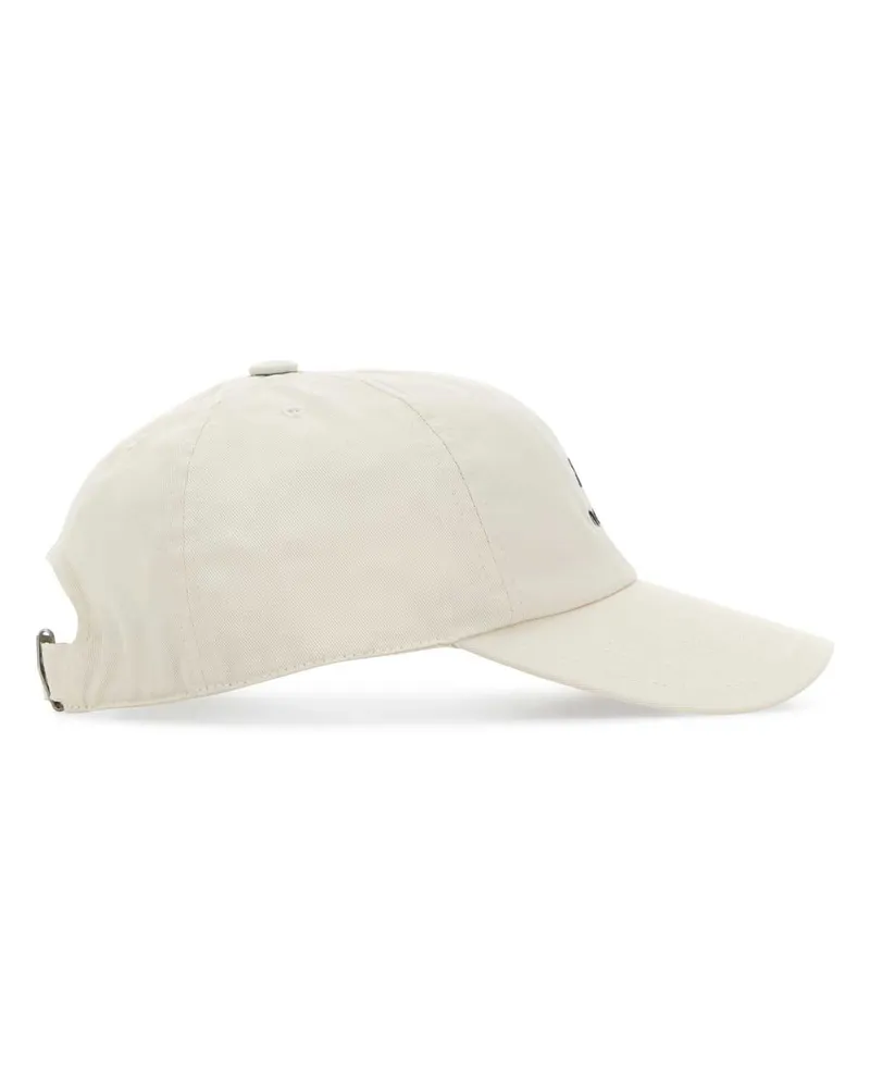 Isabel Marant Women's Ivory Cotton Tomas Baseball Cap Ecru-Black Cappelli E Fasce Per Capelli Ecru/black Hat Beige