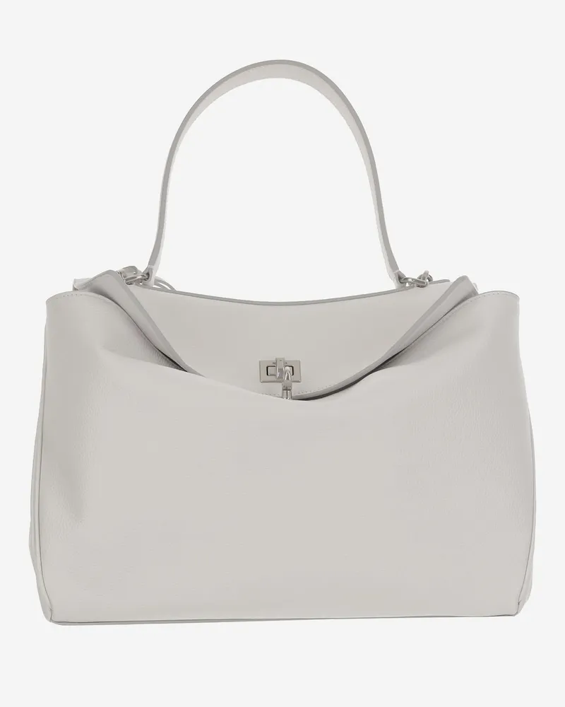 Balenciaga Women's Medium Rodeo Bag White Calfskin Shoulder White