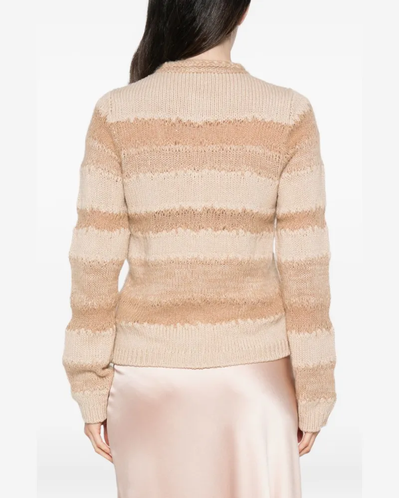 Fabiana Filippi Striped Wool Cardigan 