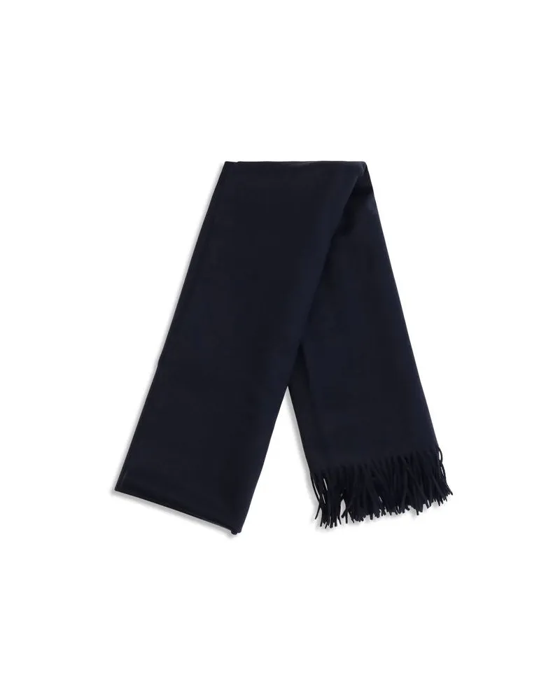 Max Mara Women's Blue Cashmere Scarf Navy